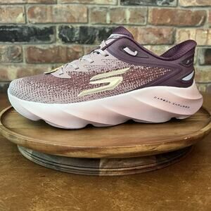 Skechers Slip-ins Aero Burst Burgundy Pink Road Running Shoes Sneakers